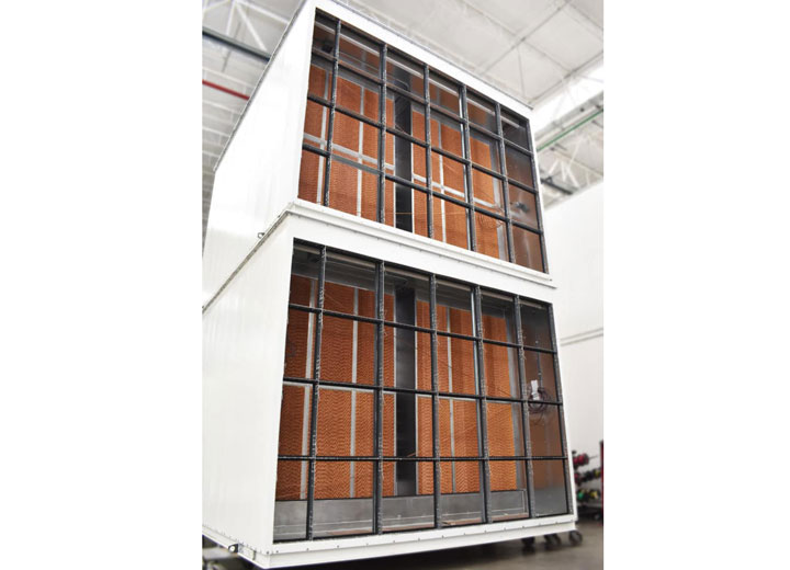 Evaporative cooling media cassettes