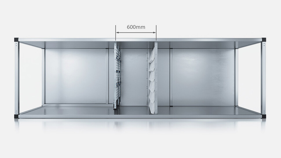 Short installation length Image Condair DL Hybrid-Luftbefeuchter Short Length